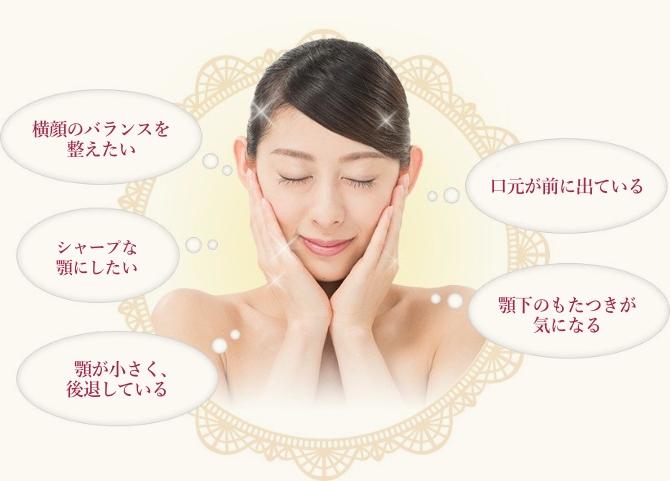 顎の形成がおすすめの方の例