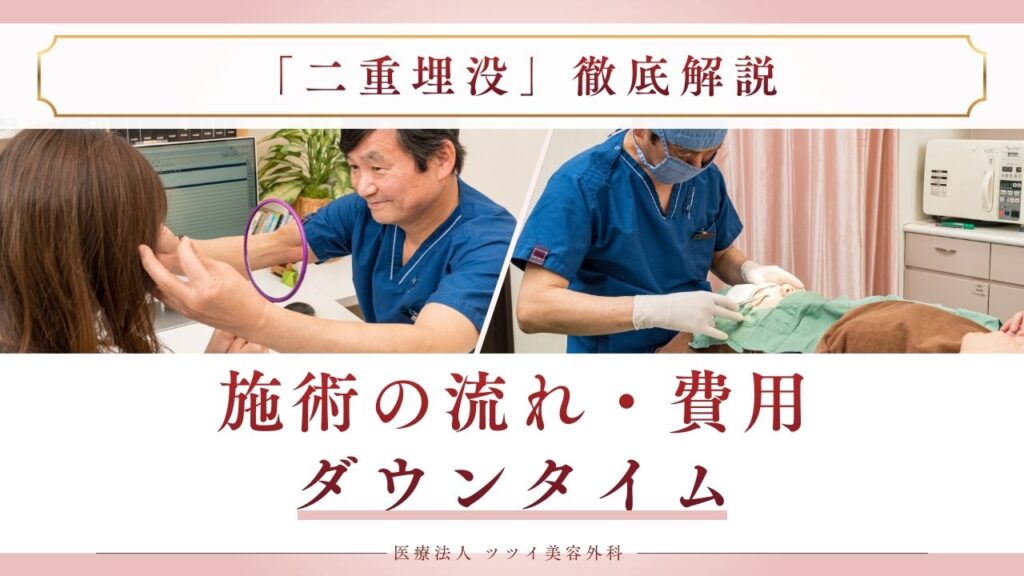 埋没二重　施術の流れ　費用