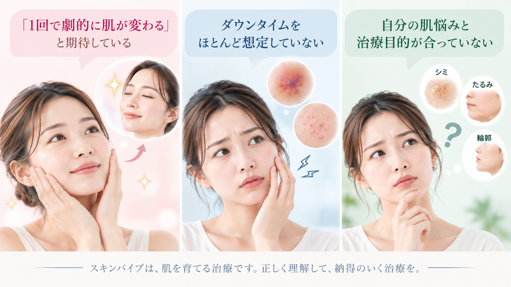 スキンバイブで失敗・後悔するのはどんなケース