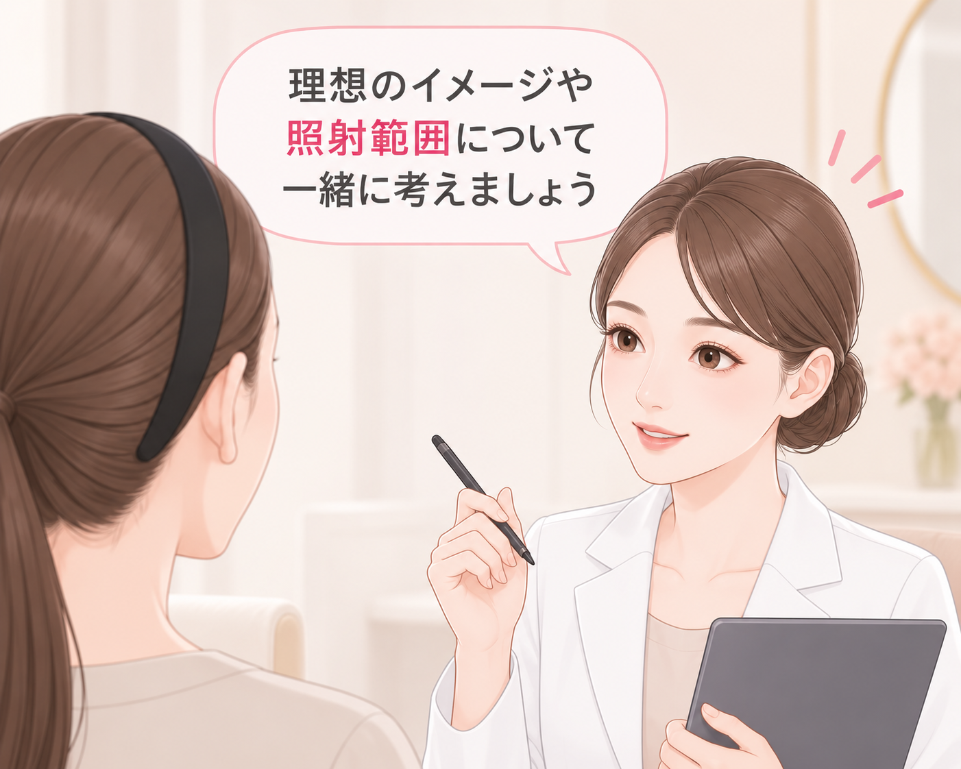 完成イメージを決めてから脱毛を始める