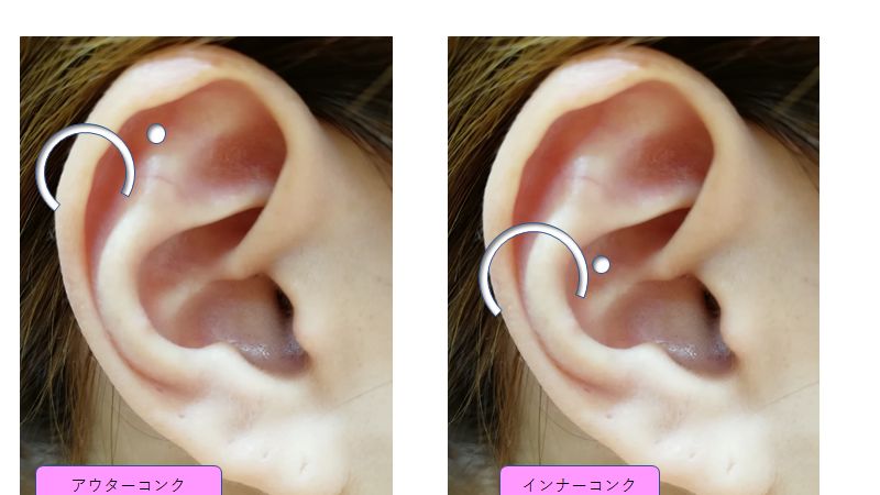 位置 インナー コンク ピアスを開ける位置・場所の意味12選。軟骨ピアスに意味はあるの？
